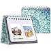Fintie Calendar Photo Album for 3-Inch Film - 64 Pockets Album for Fujifilm Instax Mini 11/Mini 9/Mini Link Printer/Mini LiPlay, Canon Ivy CLIQ, Polaroid, KODAK Instant Print Camera, Emerald Illusions