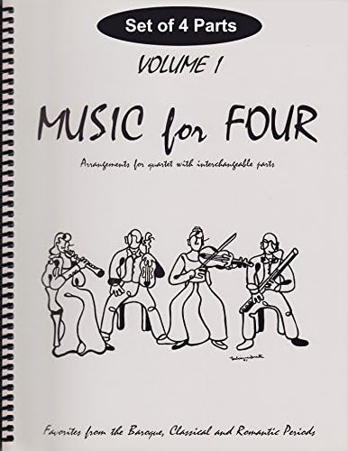 Volume 1 - Baroque, Classical & Romantic Favorites Set of 4 Parts (for String Quartet - 2 Violins, Viola, Cello)