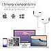 Bluetooth Headphones,BROOKE Wireless Headphones 4.1 Stereo Earphones Noise Cancelling Earbuds Sports Sweatproof Headset with Mic for iPhone 7 Plus Samsung Galaxy S8 Note 8 and Android Phones(white)