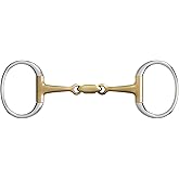 EQUSPUR Horse Bit, Stainless Steel Equestrian Bit 5inch &amp; 5-1/4inch