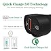 iVoler 36W 2 Ports Car Charger [QC 3.0 Port + Type C Port with QC 3.0 Tech] for Google Pixel / Google Pixel XL ,Galaxy S7/S7 Edge,Nexus 6P/5X,and More -Dual Turbo Rapid Ports Both Support QC 3.0