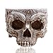 RMM White Antique Sculpture Human Skull Planter Garden Storage Pots Container Macetas Decoration Flower Pot for Home Decor