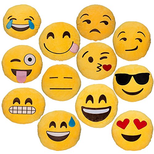 emoji pillow set of 12
