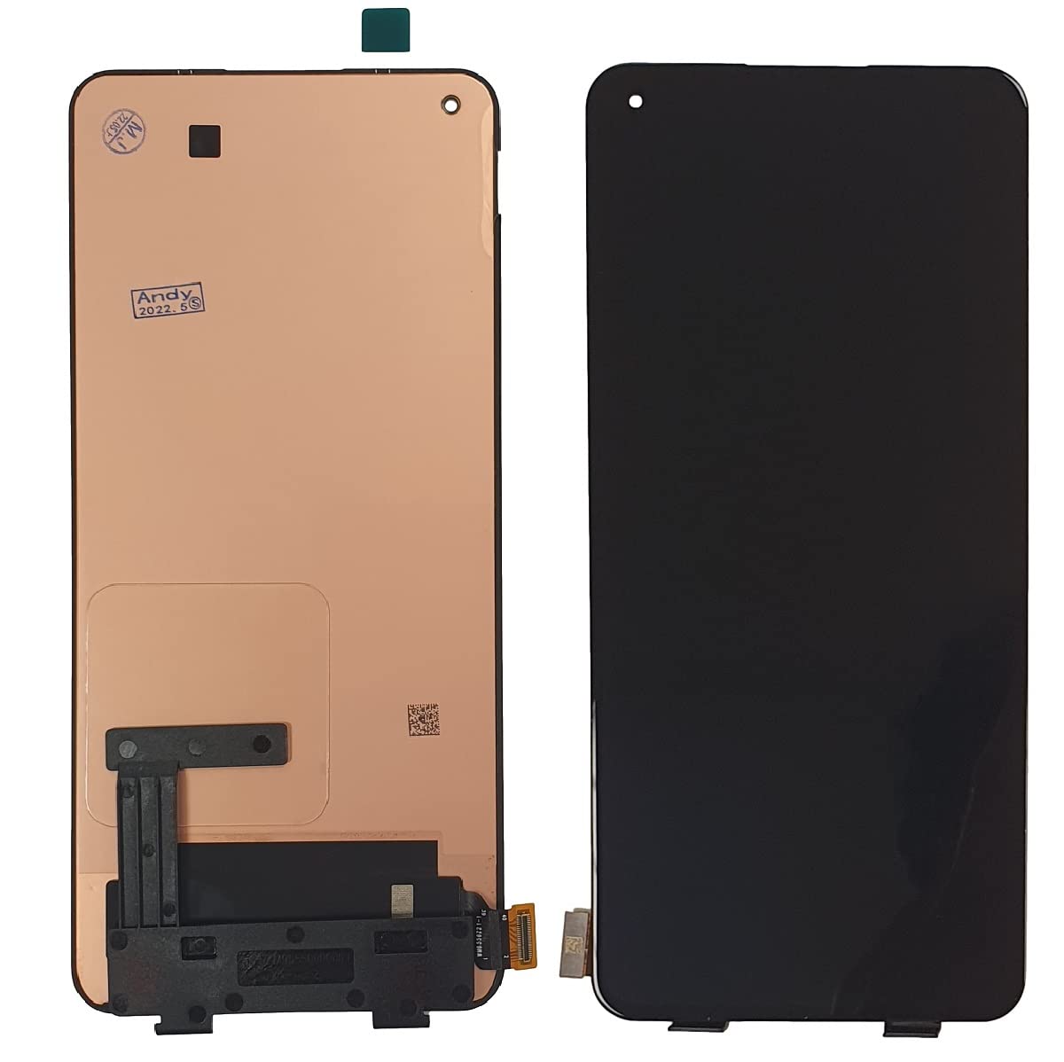 Smartex® LCD Display compatible with Xiaomi Mi 11 Lite/Mi 11 Lite 5G (M2101K9AG - M2101K9AI)(M2101K9G - M2101K9C - M210K9R) (Color Black, No frame)