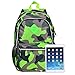 Vbiger Girl's & Boy's Backpack for Middle School Cute Bookbag Outdoor Daypack (Green(camouflage))