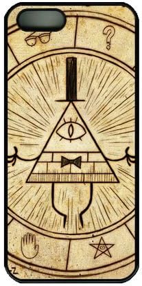 Angellix iPhone 5 Case,iPhone 5S Case,Gravity Falls Bill Cipher Hard Plastic Case Cover Skin Protective for iPhone 5 5S