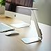 LED Desk Lamp, Hapurs Touch Sensitive Controller LED USB Dimmable Rechargeable Portable Lightweight Table Reading Study Lamp Light(Silver)