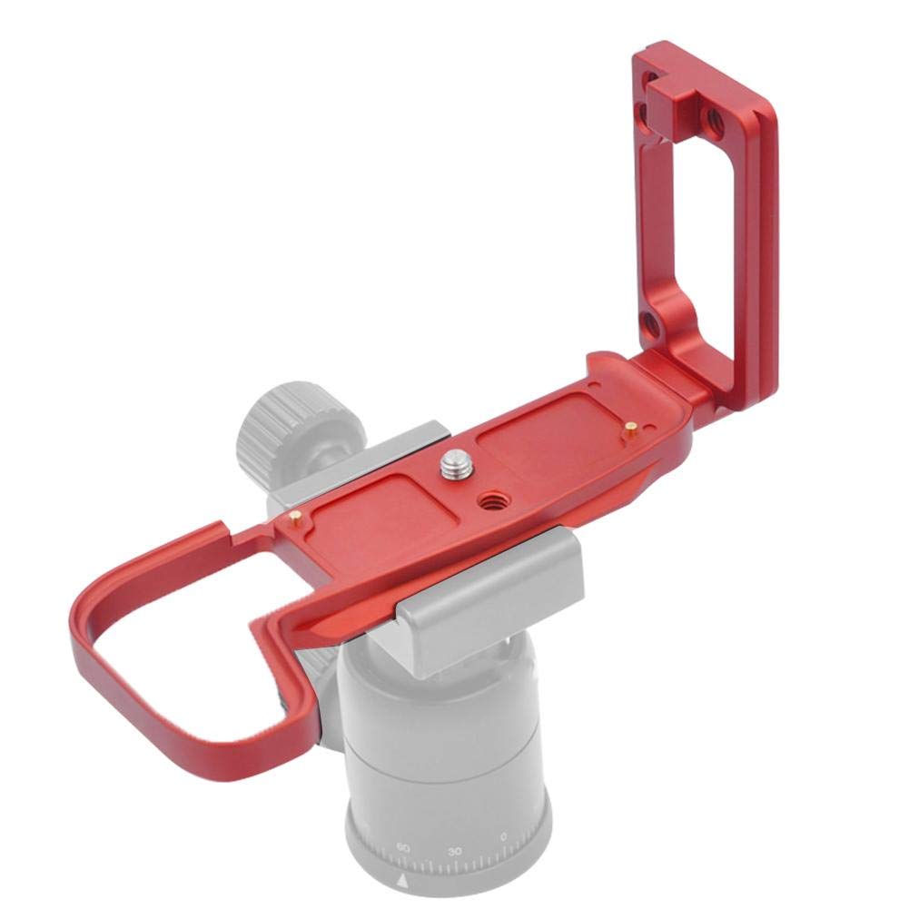 VBESTLIFE Quick Release Plate 1/4" L, Camera Handle, QR Mount, Tripod, Ball Head Mount for RP (Red)