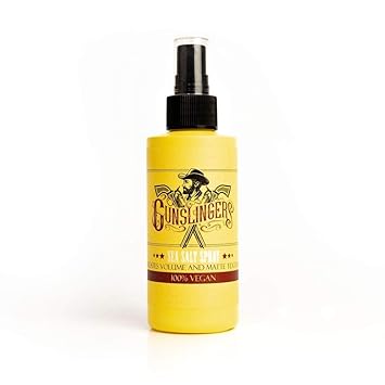 Gunslingers Sea Salt Spray Enhances Volume And Hold Vegan