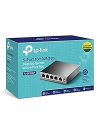 TP LINK Switch de sobremesa con 5 puertos 10 100 Mbps 4 puertos PoE   tl sf1005p