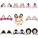 FIOBEE 3-6 Pcs Cute Hair Clips for Baby Toddler Princess Barrettes Hair Accessories (Pink)
