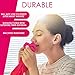 Elegant Pink Microfiber Hair Towel for Curly Hair - Hair Drying Towels with Bonus Makeup Remover - Hair Turbans for Wet Hair - Quick Dry Hair Towel - Hair Towel Wraps for Women & Curly Hair Towel