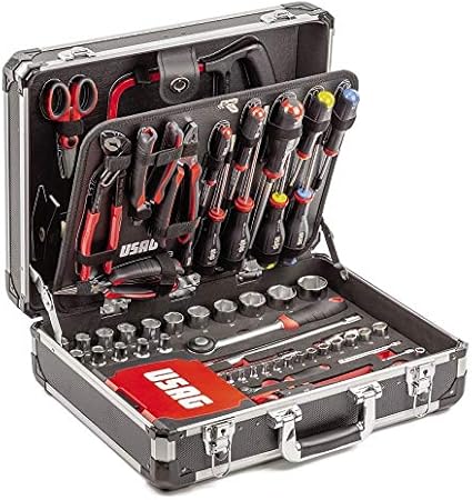 DEKO Cassetta Attrezzi Copleta Con Trapano Avvitatore Batteria 8V, 126 - Foto 7