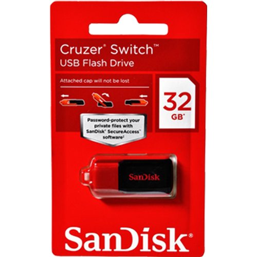 SanDisk USB 2.0 32 GB Cruzer Switch Flash Pen Drive (SDCZ52-032G)