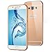 J7 Case, Galaxy J7 Case, Silverback(TM) -Luxury Metal Air Aluminum Bumper Detachable + Mirror Hard Back Case 2 in 1 Cover Ultra-Thin Frame For Samsung Galaxy J7 -RoseGold