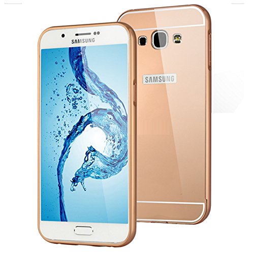 Samsung Galaxy Mega 5.8 Case,Silverback(TM) -Luxury Metal Air Aluminum Bumper Detachable + Mirror Hard Back Case 2 in 1 Cover Ultra-Thin Frame For Samsung Galaxy Mega 5.8 -RoseGold Samsung Galaxy Mega 5.8 Case,Silverback(TM) -Luxury Metal Air Aluminum Bumper Detachable + Mirror Hard Back Case 2 in 1 Cover Ultra-Thin Frame For Samsung Galaxy Mega 5.8 -RoseGold