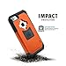 Rokform iPhone 8 & 7 Rugged Series Military Grade Magnetic Protective Phone Case with twist lock & universal magnetic car mount (Orange)
