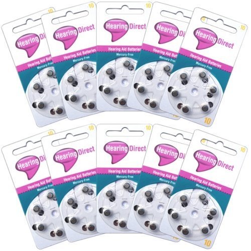 Hearing Aid Batteries Size 10 by Hearing Direct Pack Amazon.co.uk