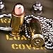 Genuine Once-Fired 45 Caliber Bullet Keychain and Necklace Combo Pack