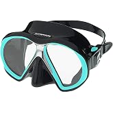 Subframe Mask Medium Fit, Black w/Aqua