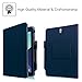 Fintie Keyboard Case for Samsung Galaxy Tab S3 9.7, Premium PU Leather Stand Cover with S Pen Protective Holder Detachable Wireless Bluetooth Keyboard for Tab S3 9.7(SM-T820/T825/T827), Navy