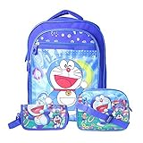 OKJI 18 inches school bag combo for boys Dor - (1 School bag, Sling bag & pencil pouch)