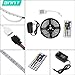 ANNT LED Flexible Strip Lights 16.4ft 300leds 5m Waterproof Adhesive Light Strips RGB Color Changing Smd3528 ribbon Kit with 44key Remote with Power Supply
