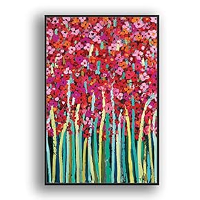 Framed Canvas Wall Art for Living Room, Bedroom Minimalist Abstract Canvas Prints for Modern Home Decoration Ready to Hang - 16"x24" inches