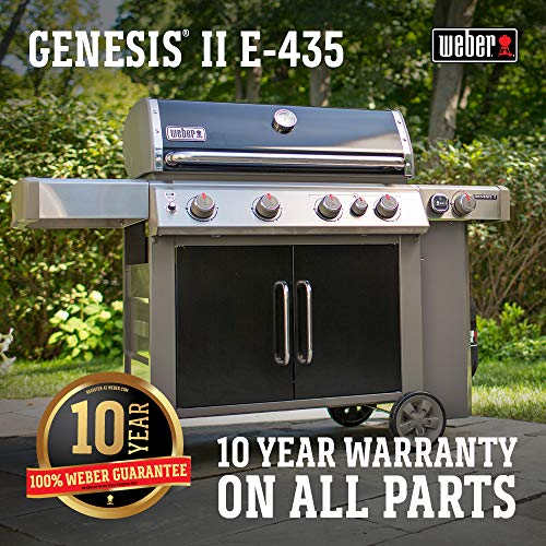 Weber 62016001 Genesis II E-435 4-Burner Liquid Propane Grill, Black - Image 3