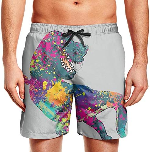 Mens 3D Printed Funny Quick Dry Beachwear Sports Fire Soccer Ball Swim Trunks Running Swim Board Shorts