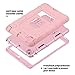 ULAK Case for iPad mini 1 2 3, Three Layer Heavy Duty Shockproof Protective Case with Kickstand for iPad mini 2 Case 1st 2nd 3rd Generation (Rose Gold)
