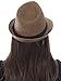 Simplicity Men / Women Summer Short Brim Straw Fedora