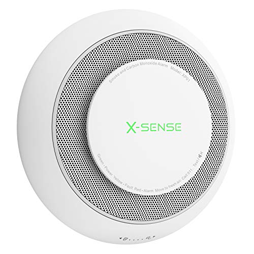 X-Sense 10-Year Battery Combination Smoke and Carbon Monoxide Alarm with Large Silence Button, XP01