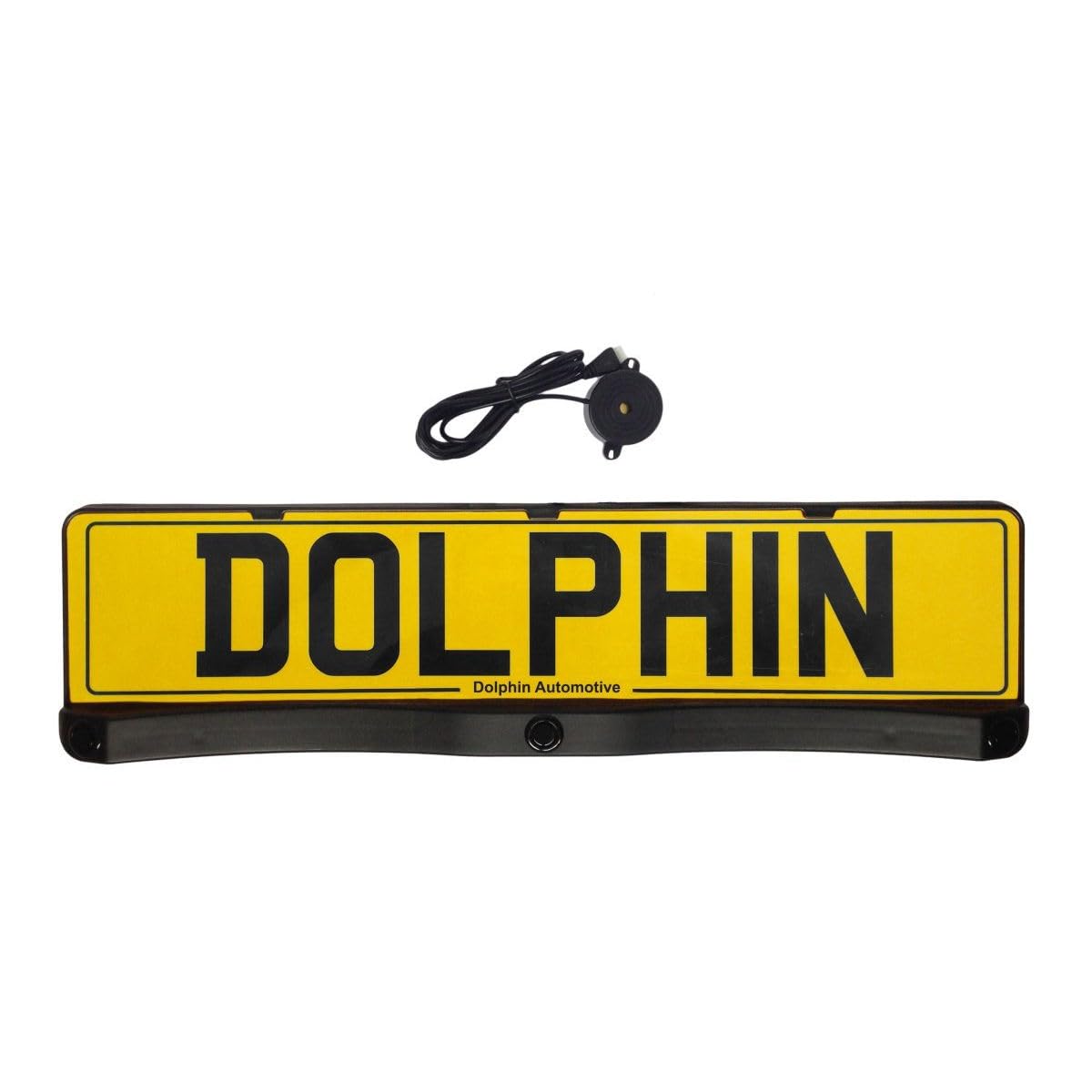 Dolphin Automotive Number Plated Mounted Parking Sensors Kit. 3 Reversing Sensors With Audio Alerts, Easy Fit Car EU/UK Number Plate Numberplate Surround System