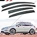 Fits for 2013-17 Subaru XV Crosstrek / 2012-2016 Subaru Impreza Sport Wagon Hatchback (Hatchback ONLY) Clip on Window Visor Rain Guard Deflector