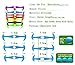 Fotenk No-Tie Elastic Shoelaces for Kids and Adults - Mix Color