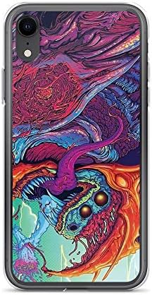 iPhone XR Case Clear Anti-Scratch Shock Absorption CSGO - HyperBeast, Counter Strike Counter Cover Phone Cases for iPhone XR