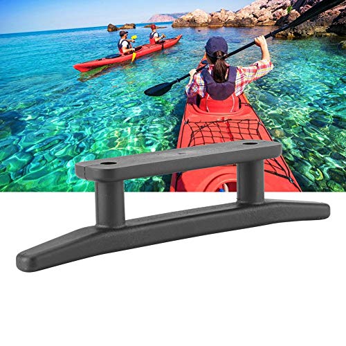 Huairdum Boat Dock Cleats, 1pc Nylon Kayak Boat Canoe Deck Cleat 2-Hole Open Anchor Base with Screws Accessory Kayaking Accessories Nylon Fixed Rope Stand with Two Screws