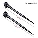 Lucksender Black 19/22mm Scaffold Podger Ratchet Spanner Site Ratcheting Socket Wrench