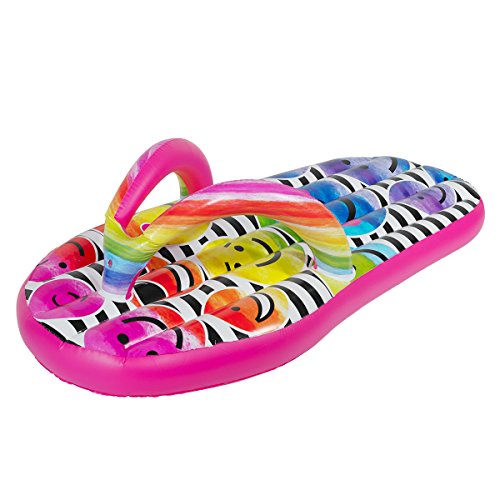 51sIPQOK5eL - 3C4G Jumbo Flip Flop Pool Float Ride On