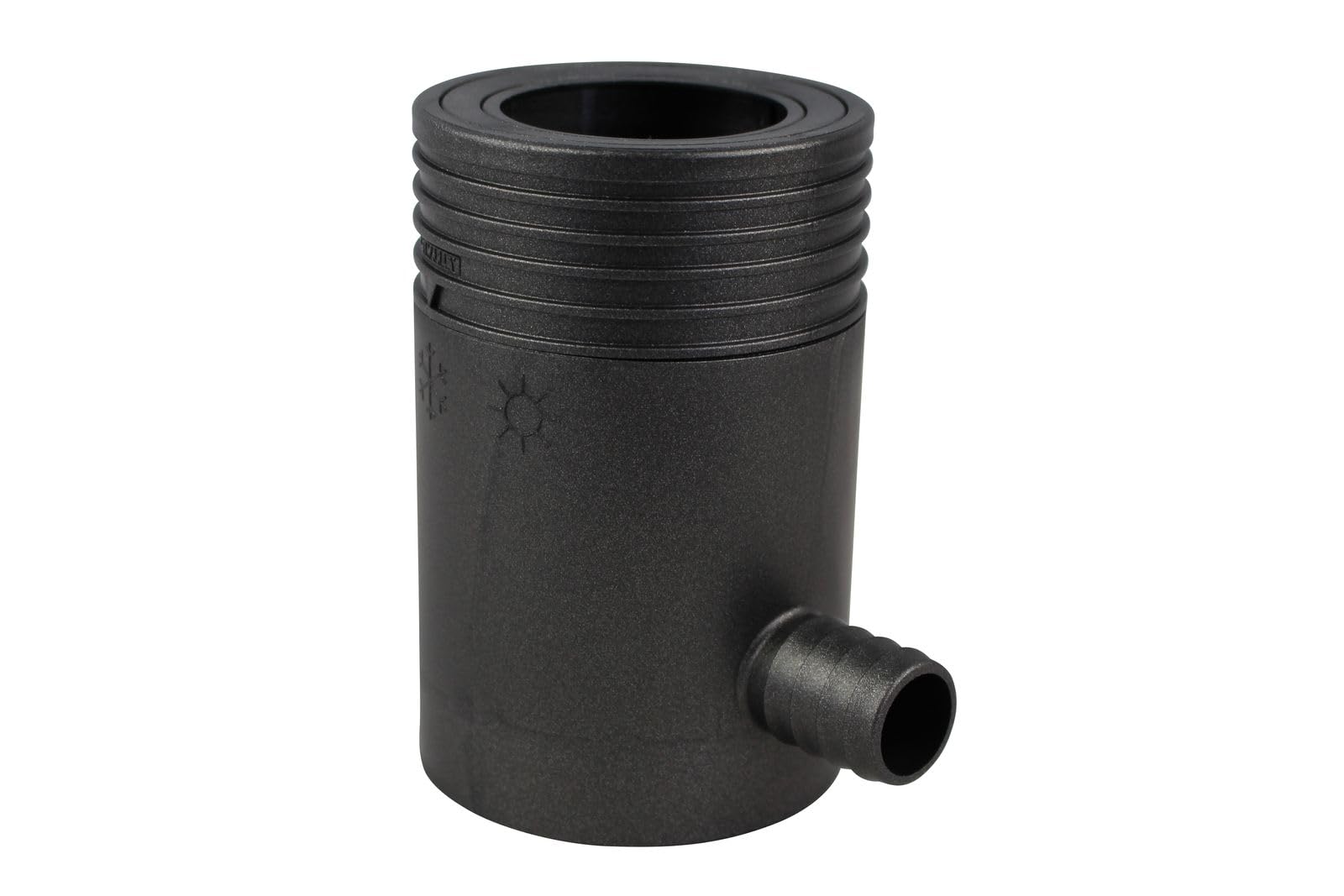 Marley Rain Collector for Downpipe with Filter and Overflow Stop DN 53-75 mm Anthracite Metallic Downpipe Filter