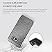 Galaxy S7 Edge Case, Teelevo [Card Slot Holder] Dual Layer Advanced Shock Absorption Protective with Card Holder and Kickstand Wallet Case Heavy Duty Bumper for Samsung Galaxy S7 Edge - Gray