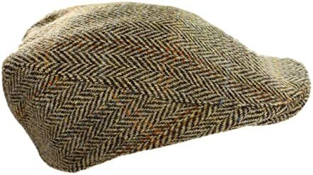 Touring Cap Tweed Brown Herringbone Hanna Hats Ireland Small