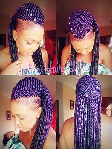 Aliss Queena Tm Purple Expression Xpression 100 Kanekalon Ultra