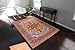 Generations pre8023Orange_6x8 Oriental Traditional Isfahan Persian Area Rug, 5' x 8', Light Blue/Navy/White/Orange/Yellow/Crimson Red