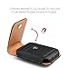 AISCELL Vertical Wallet Case Black Leather Pouch Swivel Belt Clip Holster for TCL 50 LE, 50 XL 5G, 40 XE 5G, Stylus 5G, 10 5G UW, 20 Pro 5G, REVVL 5G,REVVL V+ 5G,30 XE 5G, 30 V 5G (Fit Cover Case on)