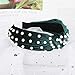 Makone 6 Pcs Headbands for Women, Knotted Headbands Pearl Headband Wide Top Knot Turban Hair Bands, Vintage Velvet Fashion Hair Accessories for Women and Girls