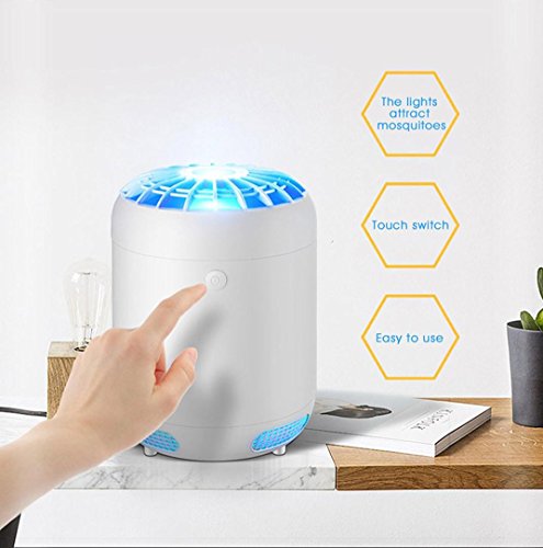 Clearance! CieKen Electric Fly Bug Zapper Mosquito Insect Killer LED Light Trap Lamp Pest Control (White)