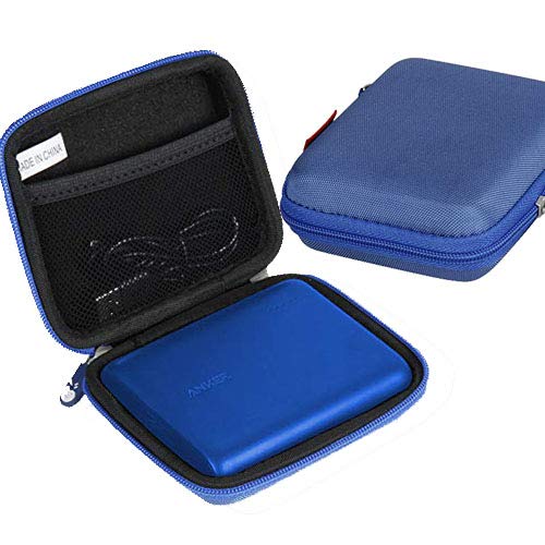 Hard EVA Travel Case for Anker PowerCore 13000 Portable Charger - Compact 13000mAh 2-Port Ultra Portable Phone Charger Power Bank by Hermitshell (Blue)