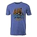 NCAA UCLA Bruins Adult-Men Vintage Sheer S/S T, Heather Royal, Large